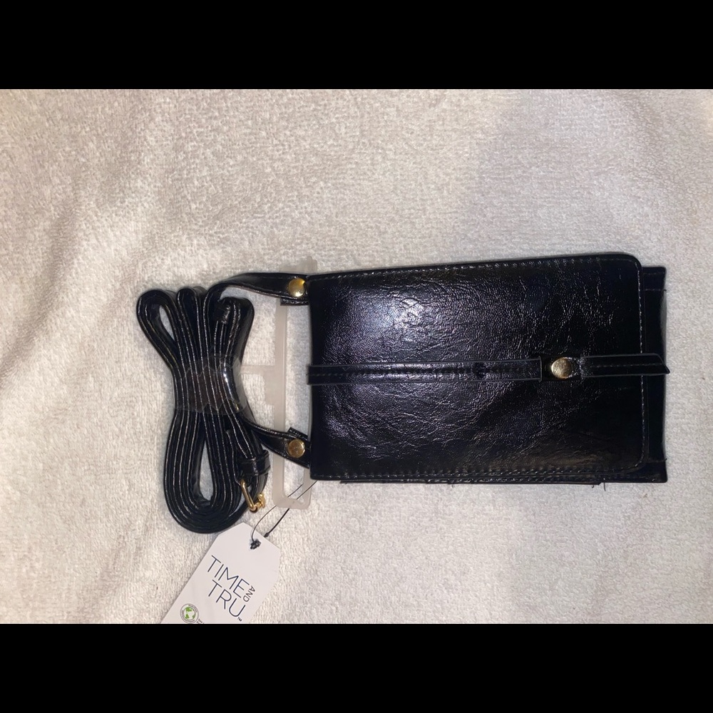 (2) Cross body card holder. Brand New